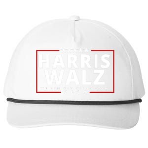 Harris Walz We Are Not Going Back 2024 Election Snapback Five-Panel Rope Hat