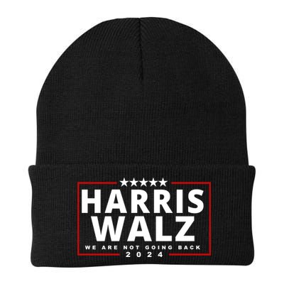 Harris Walz We Are Not Going Back 2024 Election Beanie