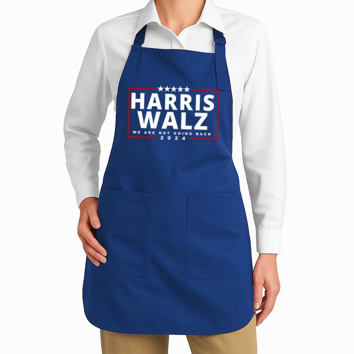 Harris Walz We Are Not Going Back 2024 Election Apron