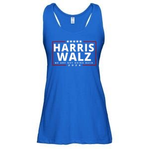 Harris Walz We Are Not Going Back 2024 Election Ladies Essential Flowy Tank