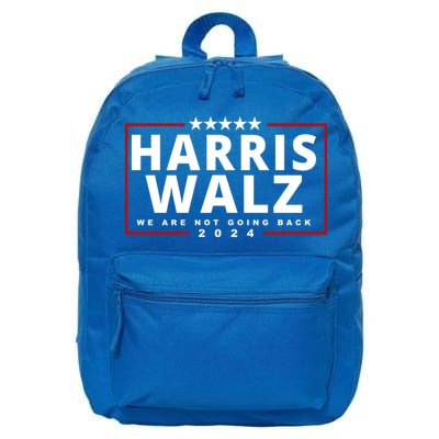 Harris Walz We Are Not Going Back 2024 Election 16 in Basic Backpack