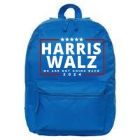 Harris Walz We Are Not Going Back 2024 Election 16 in Basic Backpack