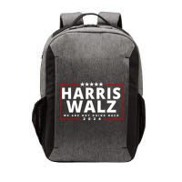 Harris Walz We Are Not Going Back 2024 Election Vector Backpack