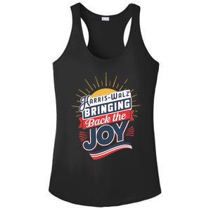 Harris Walz Waltz Bringing Back The Joy President 2024 Ladies PosiCharge Competitor Racerback Tank