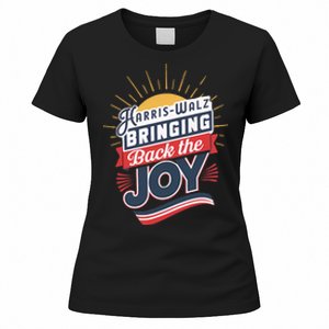 Harris Walz Waltz Bringing Back The Joy President 2024 Women's T-Shirt