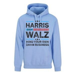 Harris Walz Waltz 2024 Mind Your Own Damn Business Unisex Surf Hoodie