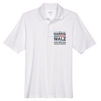 Harris Walz Waltz 2024 Mind Your Own Damn Business Men's Origin Performance Pique Polo