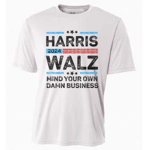 Harris Walz Waltz 2024 Mind Your Own Damn Business Cooling Performance Crew T-Shirt