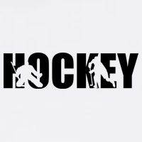 Hockey Word With Cut Out Silhouettes Adult Drive Performance Visor