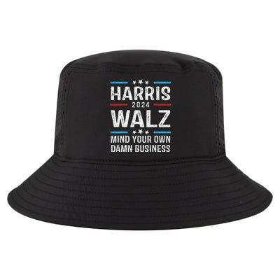 Harris Walz Waltz 2024 Mind Your Own Damn Business Cool Comfort Performance Bucket Hat