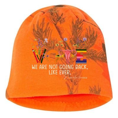 Harris Waltz We Are Not Going Back Like Ever Feminist Vote Gift Kati - Camo Knit Beanie