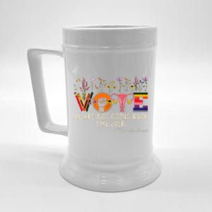 Harris Waltz We Are Not Going Back Like Ever Feminist Vote Gift Beer Stein