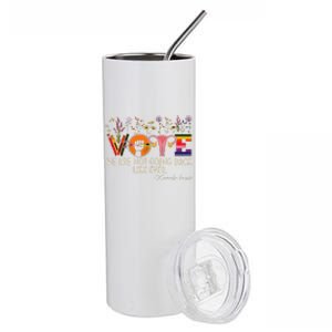 Harris Waltz We Are Not Going Back Like Ever Feminist Vote Gift Stainless Steel Tumbler