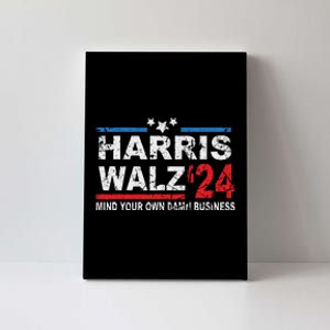 Harris Walz Waltz Mind Your Own Damn Business Canvas