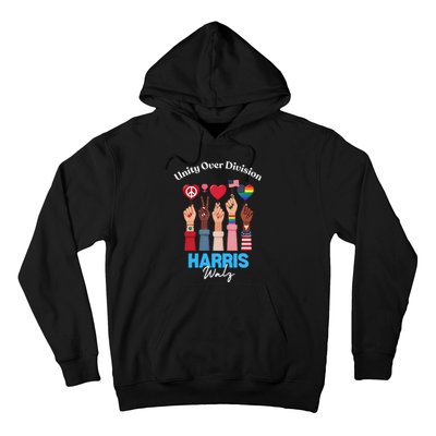 Harris Walz Waltz 2024 Unity Over Division Gift Hoodie