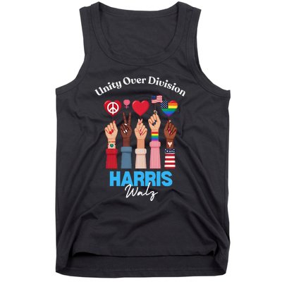 Harris Walz Waltz 2024 Unity Over Division Gift Tank Top