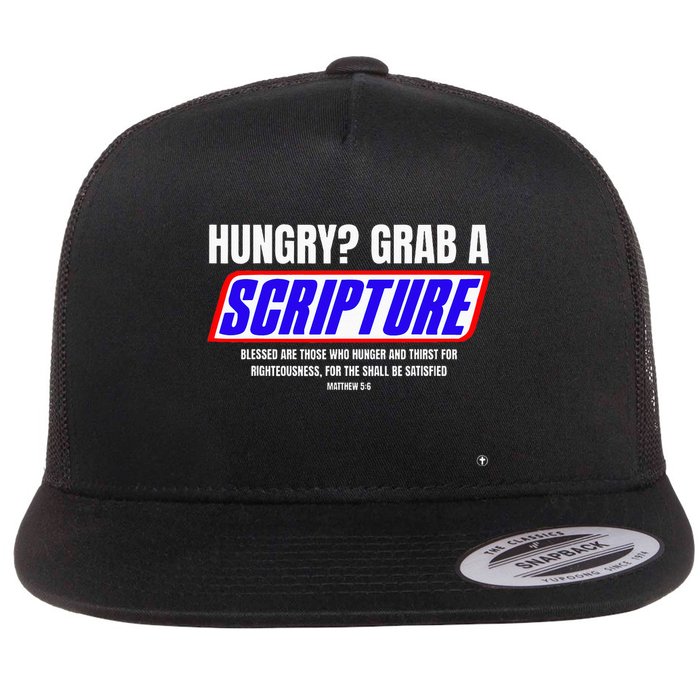 Hungry Why Wait Scriptures Blessed Are Those Who Hunger Flat Bill Trucker Hat