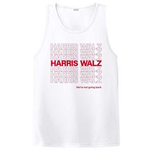 Harris & Walz WeRe Not Going Back PosiCharge Competitor Tank