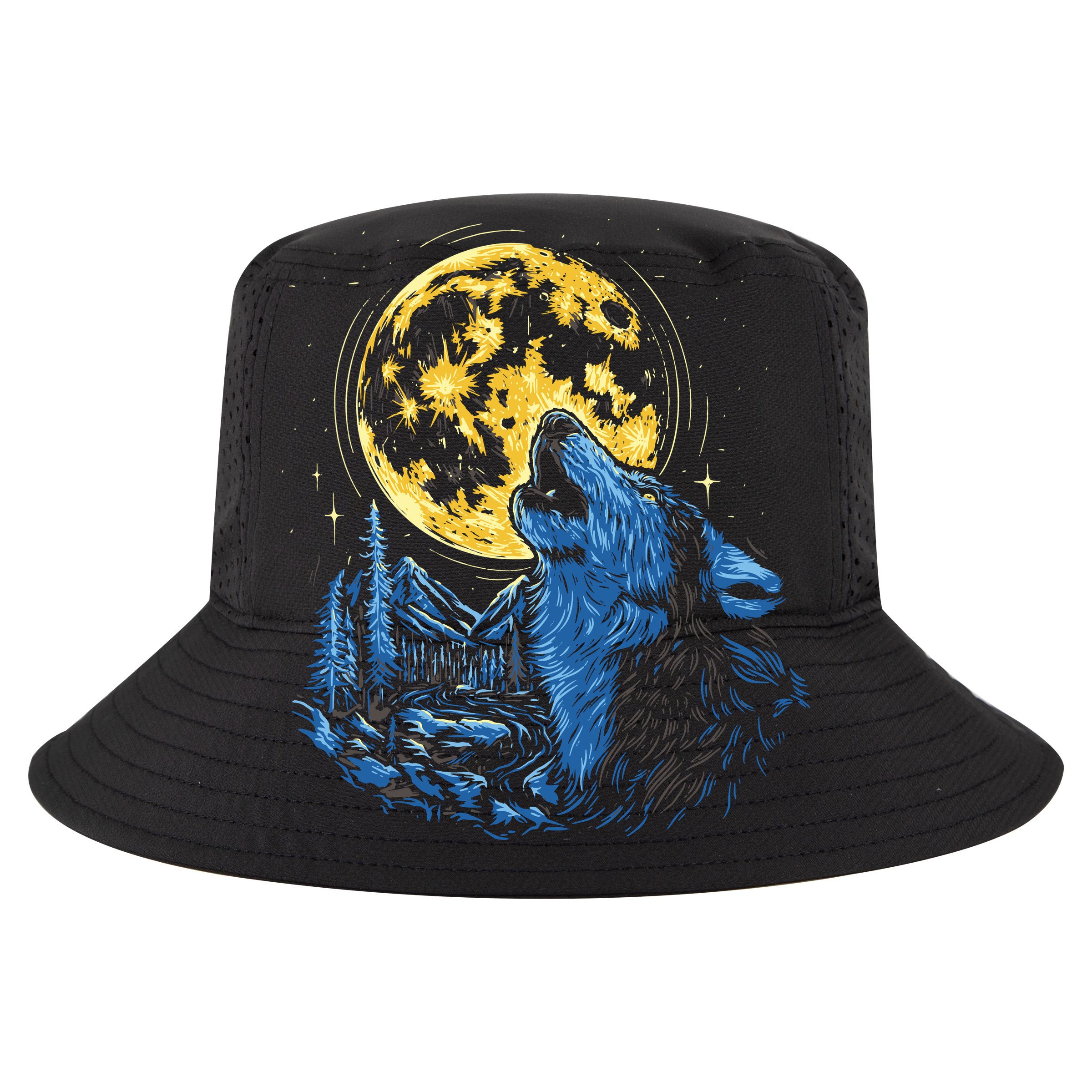 Howling Wolf Yellow Moon Doggie Tank