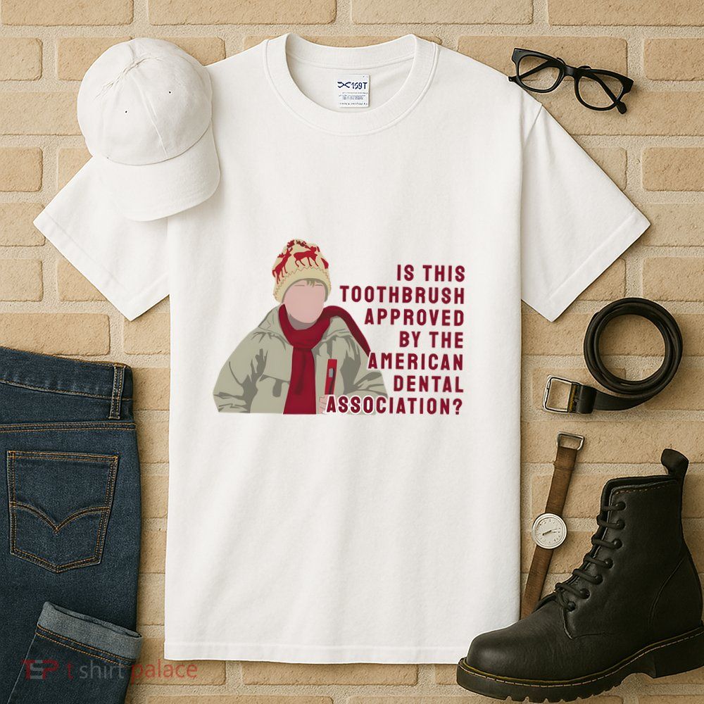 Home Xmas Alone Kevin Mccalister Toothbrush Christmas Tall T-Shirt