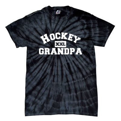 Hockey XXL Grandpa Father's Day Gift Tie-Dye T-Shirt