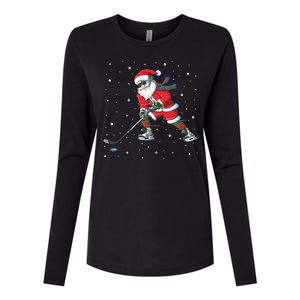 Hockey Xmas Great Gift Womens Cotton Relaxed Long Sleeve T-Shirt