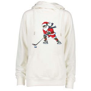 Hockey Xmas Great Gift Womens Funnel Neck Pullover Hood