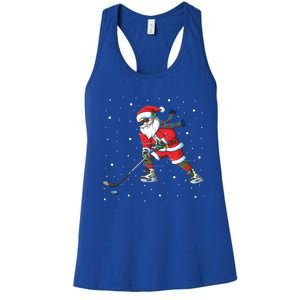 Hockey Xmas Great Gift Women's Racerback Tank