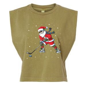 Hockey Xmas Great Gift Garment-Dyed Women's Muscle Tee