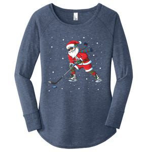 Hockey Xmas Great Gift Women's Perfect Tri Tunic Long Sleeve Shirt