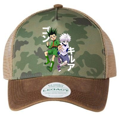 Hunter X Hunter Gon And Killua Gift Legacy Tie Dye Trucker Hat