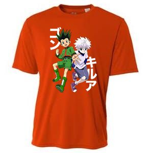 Hunter X Hunter Gon And Killua Gift Cooling Performance Crew T-Shirt