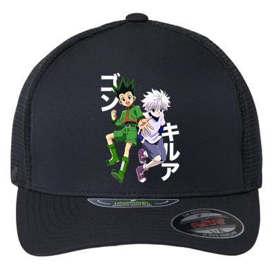 Hunter X Hunter Gon And Killua Gift Flexfit Unipanel Trucker Cap