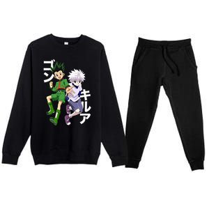 Hunter X Hunter Gon And Killua Gift Premium Crewneck Sweatsuit Set