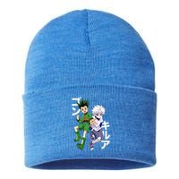 Hunter X Hunter Gon And Killua Gift Sustainable Knit Beanie