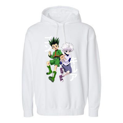 Hunter X Hunter Gon And Killua Gift Garment-Dyed Fleece Hoodie