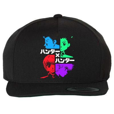 Hunter X Hunter Friends Team Gon Kurapika Killua Wool Snapback Cap