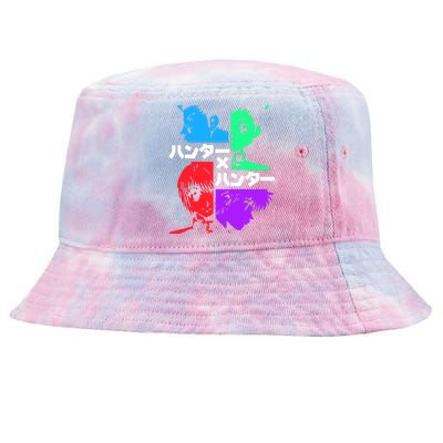 Hunter X Hunter Friends Team Gon Kurapika Killua Tie-Dyed Bucket Hat