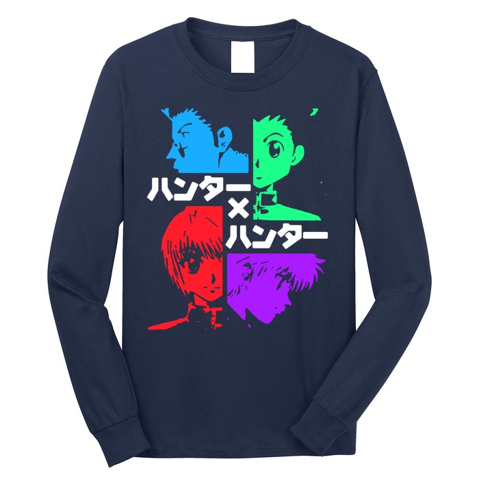 Hunter X Hunter Friends Team Gon Kurapika Killua Long Sleeve Shirt