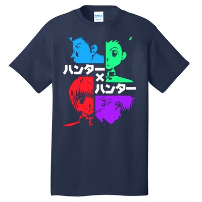 Hunter X Hunter Friends Team Gon Kurapika Killua Tall T-Shirt