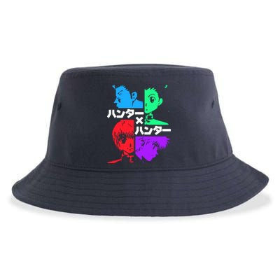 Hunter X Hunter Friends Team Gon Kurapika Killua Sustainable Bucket Hat