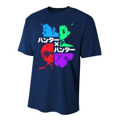 Hunter X Hunter Friends Team Gon Kurapika Killua Performance Sprint T-Shirt