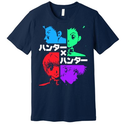 Hunter X Hunter Friends Team Gon Kurapika Killua Premium T-Shirt