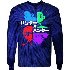 Hunter X Hunter Friends Team Gon Kurapika Killua Tie-Dye Long Sleeve Shirt