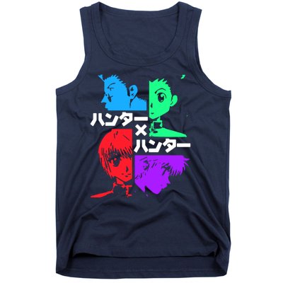 Hunter X Hunter Friends Team Gon Kurapika Killua Tank Top