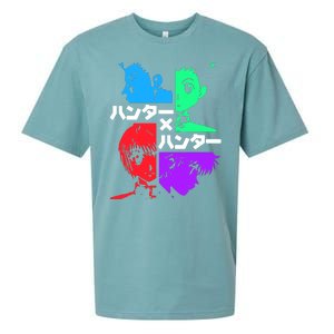 Hunter X Hunter Friends Team Gon Kurapika Killua Sueded Cloud Jersey T-Shirt