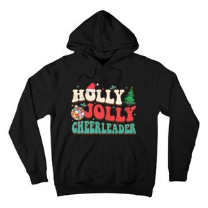 Holly Xmas Jolly Funny Christmas Cheerleader Disco Balls  Hoodie