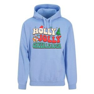 Holly Xmas Jolly Funny Christmas Cheerleader Disco Balls  Unisex Surf Hoodie