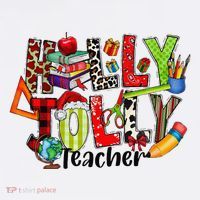 Holly Xmas Jolly Teacher Elements Christmas Teaching Pajama Baby Bodysuit