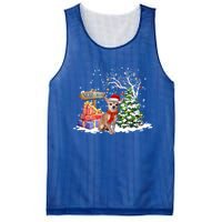 Holiday Xmas Light Santa Chihuahua Dog Christmas Tree Great Gift Mesh Reversible Basketball Jersey Tank